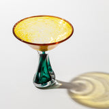 Lemon-Green Martini Glass