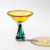 Lemon-Green Martini Glass