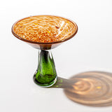 Orange-Aventurine Green Martini Glass