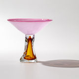 Pink-Aurora Martini Glass