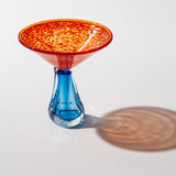 Orange-Blue Martini Glass