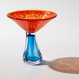 Orange-Blue Martini Glass