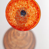 Orange-Blue Martini Glass