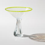 Lime-White Martini Glass