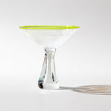Lime-White Martini Glass