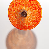 Orange-Brown Martini Glass