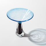 Blue-Brown Martini Glass