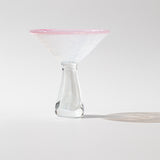 White-Pink Martini Glass