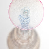 White-Pink Martini Glass