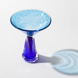 Blue Martini Glass