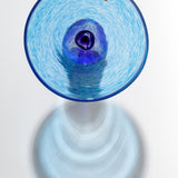 Blue Martini Glass