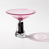 Pink-Brown Martini Glass